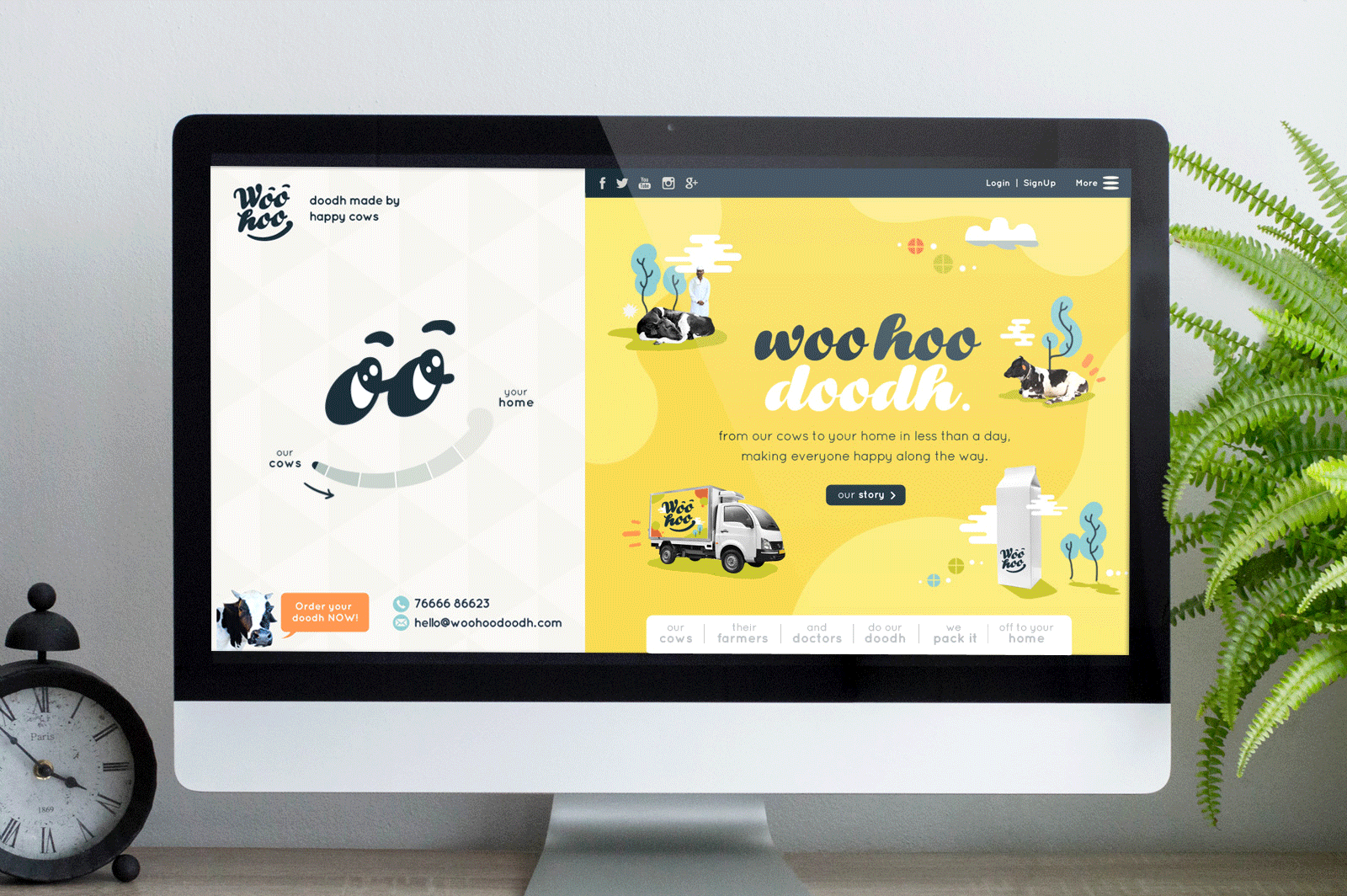 Reimagining a web experience for a milk brand